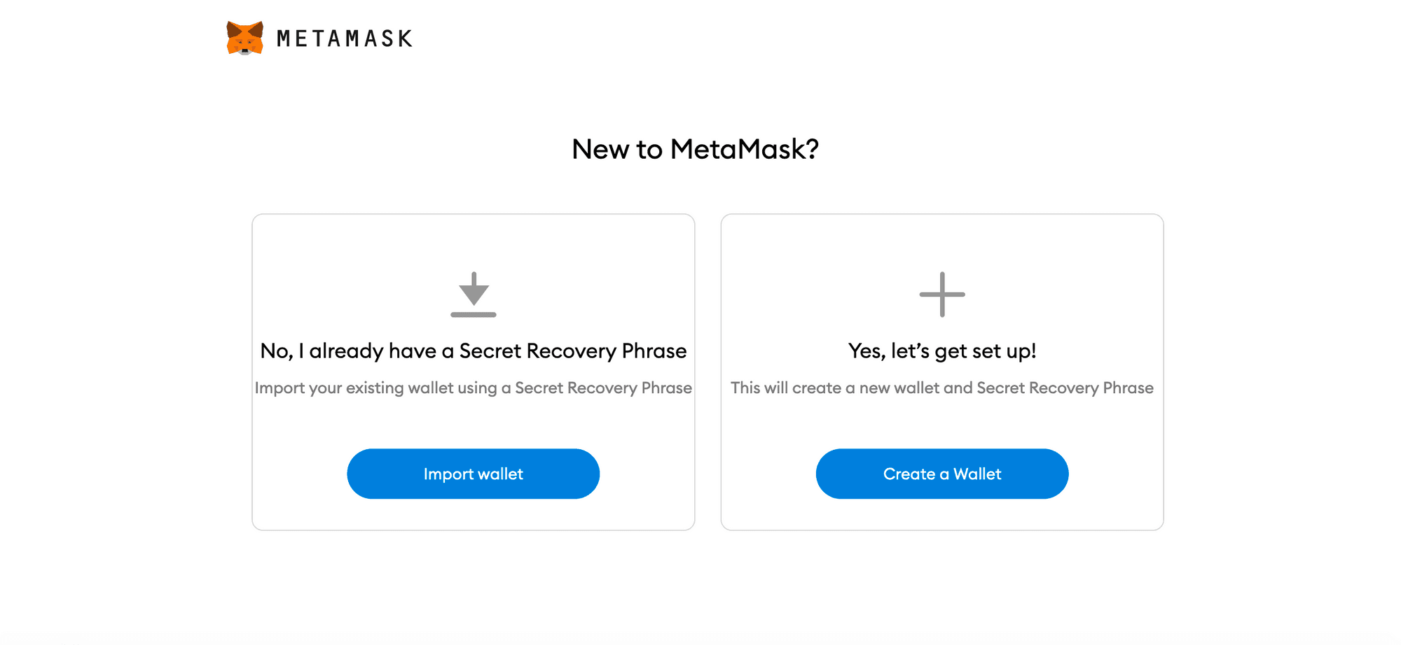 Create MetaMask